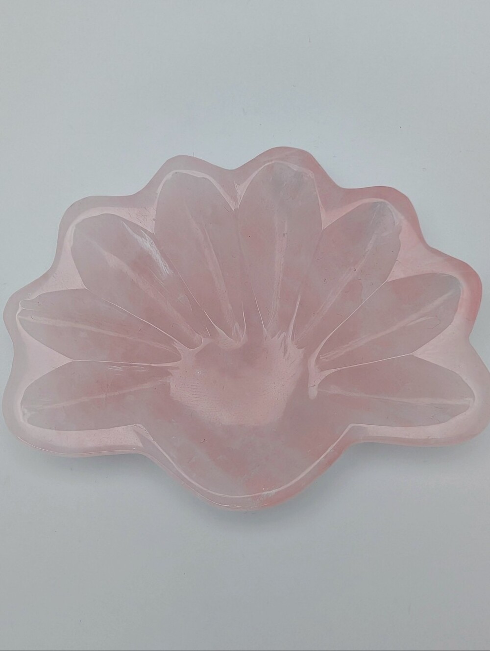 Rose Quartz Shell Crystal Bowl